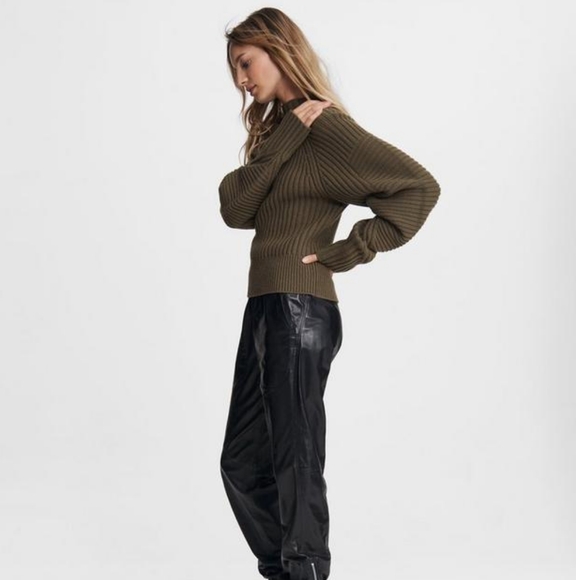 NWOT rag & bone Oakes Wool Mock Neck - Picture 2 of 11